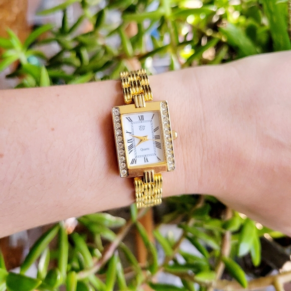 Classic EJ Rhinestone Roman Numerals Watch - Picture 3 of 8